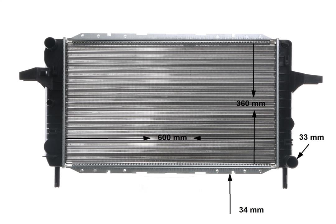 Mahle/Behr CR 376 000S Radiator, engine cooling CR376000S
