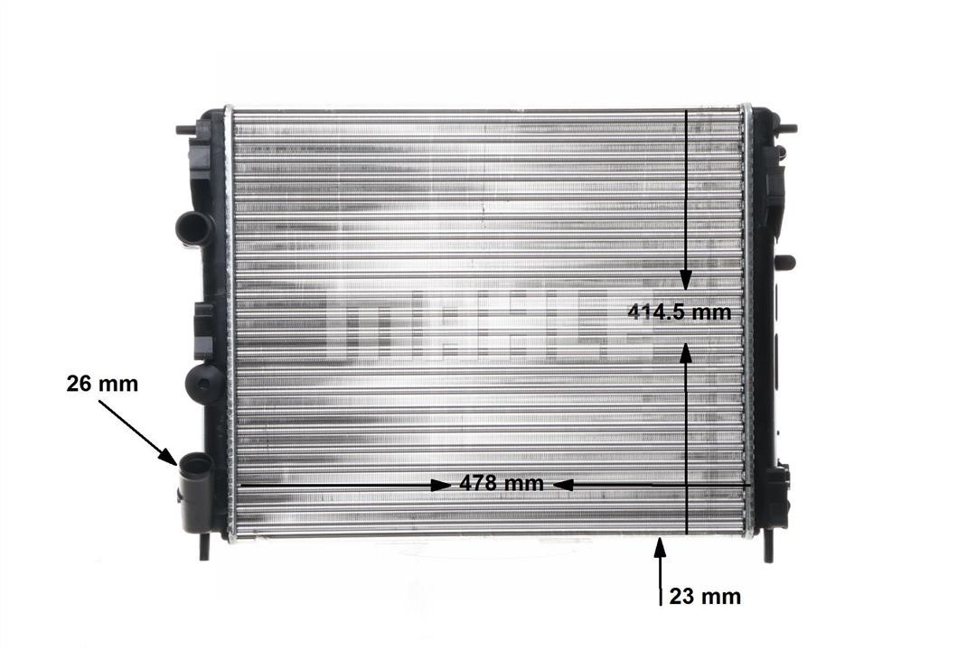 Mahle/Behr CR 36 000S Radiator, engine cooling CR36000S