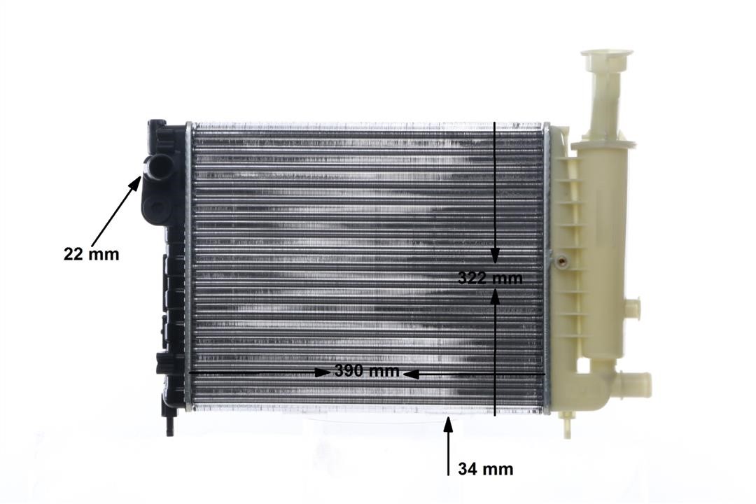 Mahle/Behr CR 491 000S Radiator, engine cooling CR491000S