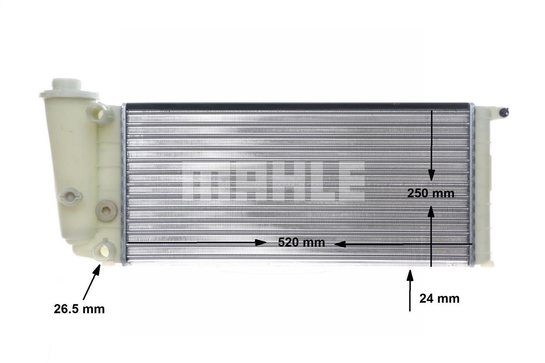 Mahle/Behr CR 617 000S Radiator, engine cooling CR617000S