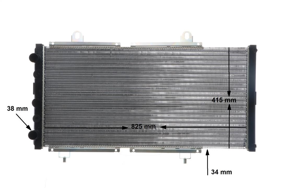 Mahle/Behr CR 618 000S Radiator, engine cooling CR618000S