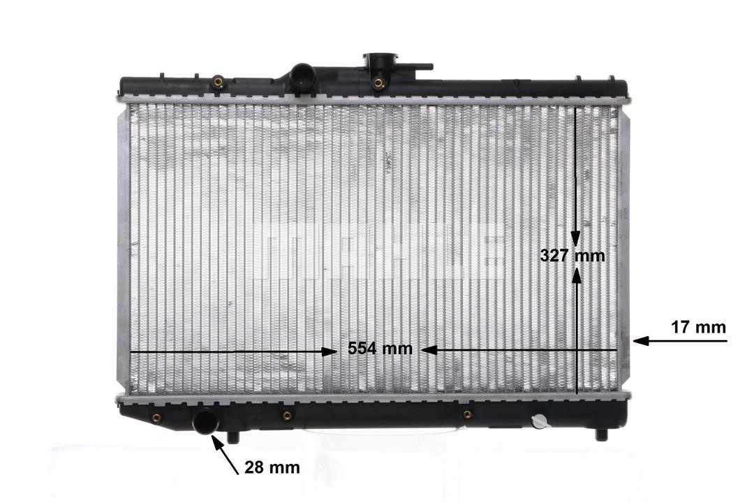 Engine cooling radiator Toyota Starlet: CR768000S Mahle/Behr Engine cooling radiator