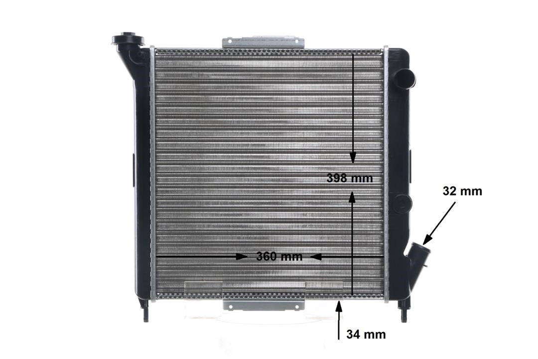Mahle/Behr CR 832 000S Radiator, engine cooling CR832000S