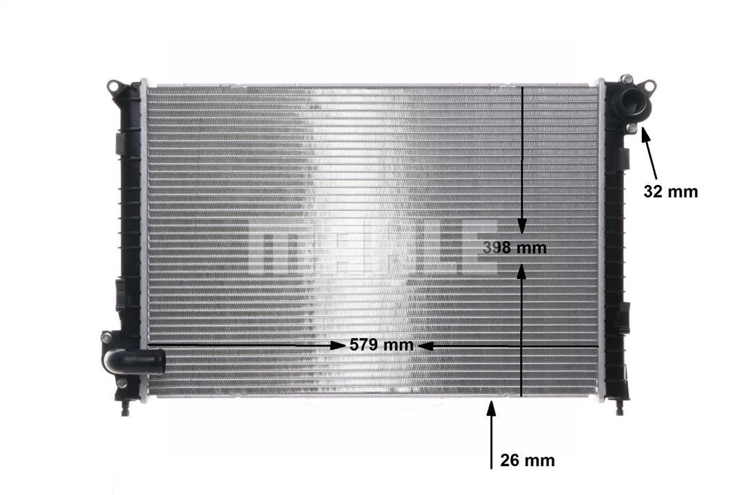 Mahle/Behr CR 983 000S Radiator, engine cooling CR983000S