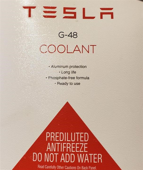 Tesla Motors 1061466-00-A Antifreeze COOLANT G-48 (DRUM), 20l 106146600A