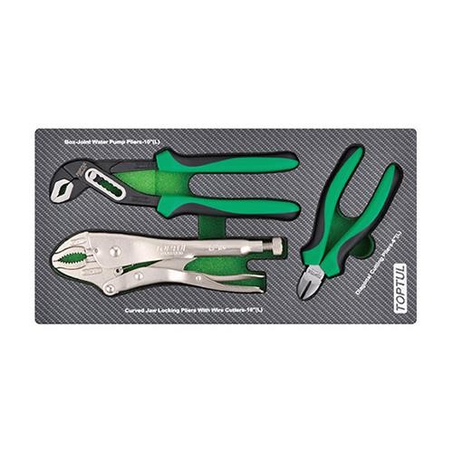 GEA0306 Toptul Tool set 3 units (in a tray)