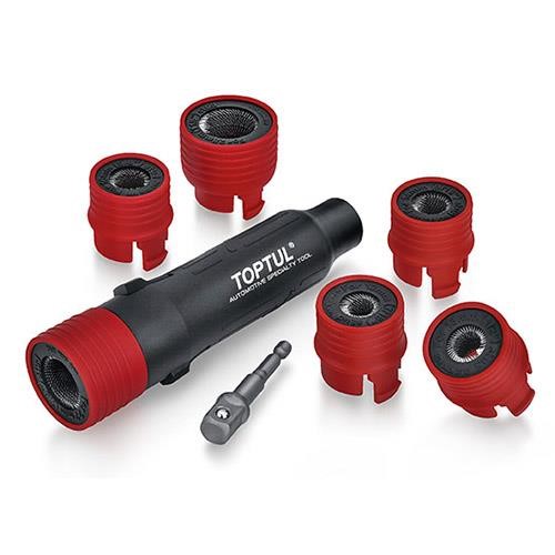JGAT0801 Toptul Set of tools for cleaning wheel studs 8 pcs.