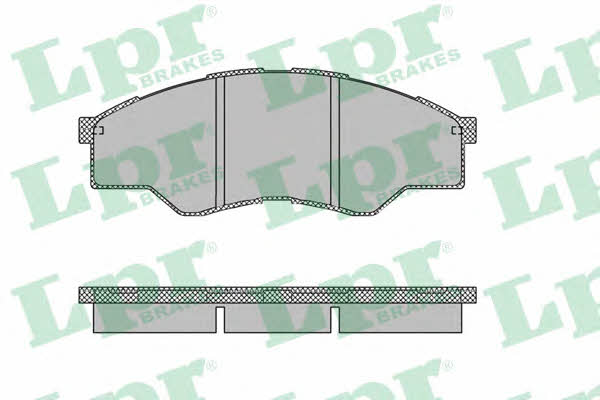LPR 05P1452 Brake Pad Set, disc brake 05P1452
