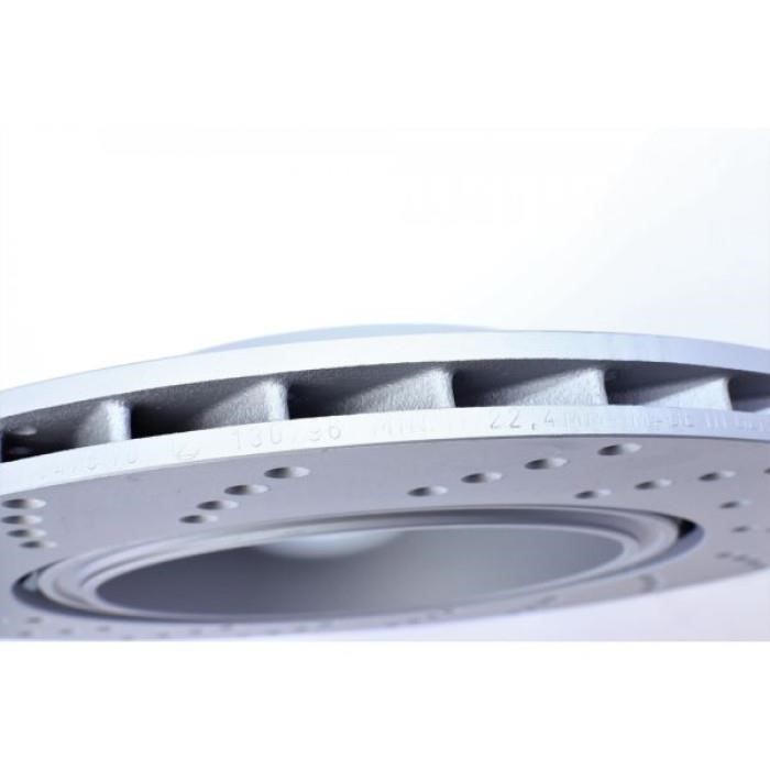Rear vented brake disc Otto Zimmermann 150.3476.70