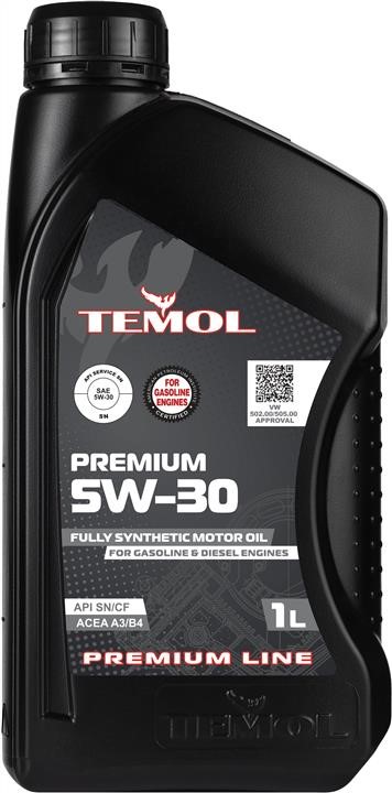 TEMOL T-P5W30-1L Engine oil TEMOL Premium 5W-30, 1L TP5W301L