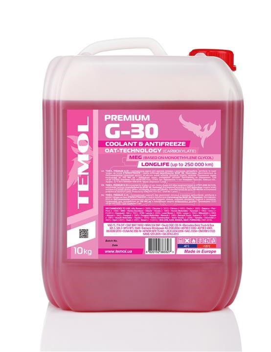 TEMOL T-APG-30-10KG Antifreeze TEMOL PREMIUM G-30 G12+ pink, ready for use -39, 10l TAPG3010KG