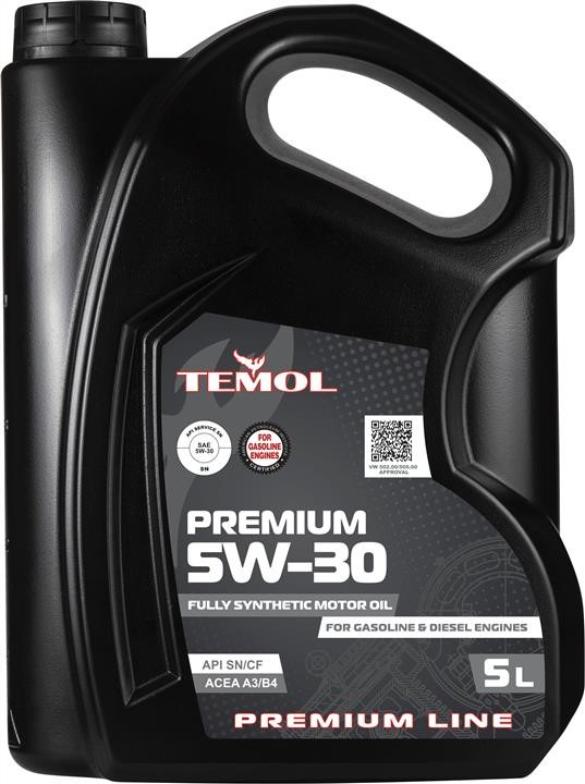 TEMOL T-P5W30-5L Engine oil TEMOL Premium 5W-30, 5L TP5W305L