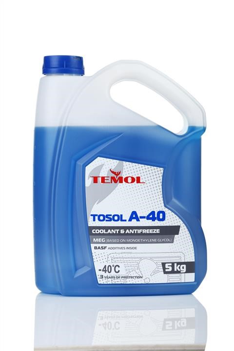 TEMOL T-A40-5L Antifreeze TEMOL TOSOL A-40 blue, ready for use -40, 5l TA405L