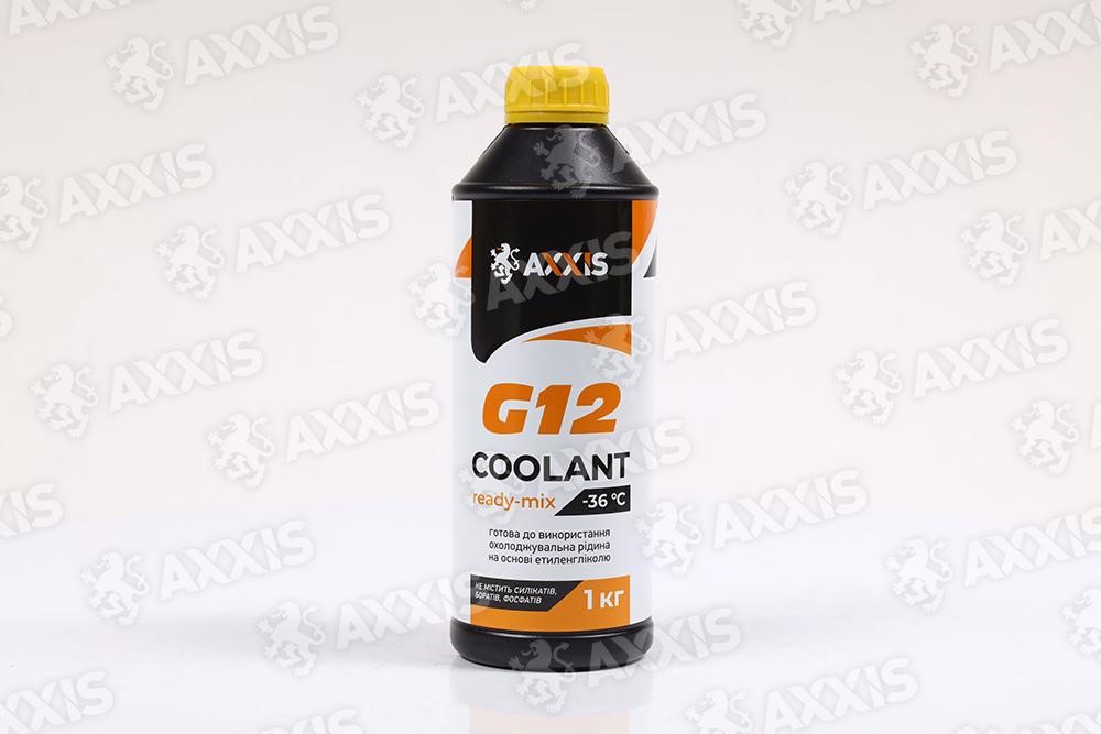 AXXIS 48021295620 Antifreeze AXXIS YELLOW G12 Сoolant Ready-Mix -36°C, 1kg 48021295620