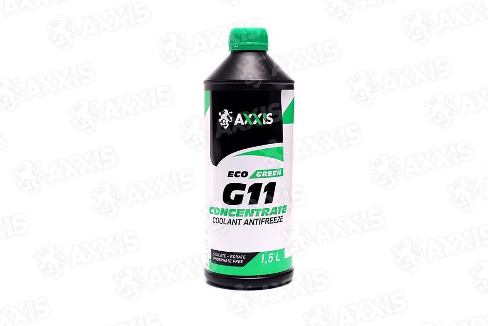 AXXIS 48021231229 Antifreeze AXXIS GREEN G11 ECO-80C concentrate, 1,5l 48021231229