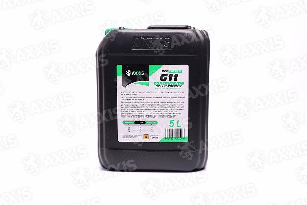 AXXIS 48021237017 Antifreeze AXXIS GREEN G11 ECO-80C concentrate, 5l 48021237017