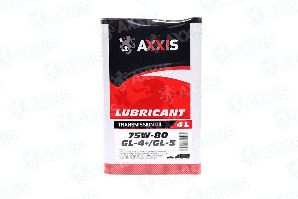 AXXIS 48021238310 Transmission Oil AXXIS 75W-80 GL-4+, 4 liters 48021238310