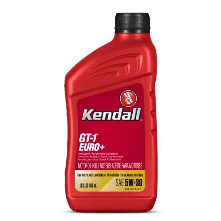 Kendall 1076588 Engine oil Kendall GT-1 Euro+ 5W-30, 0,946L 1076588