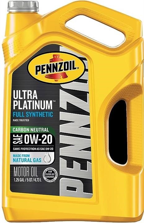 Pennzoil 550045193 Engine oil Pennzoil Ultra Platinum Full Synthetic 0W-20, 4,73L 550045193