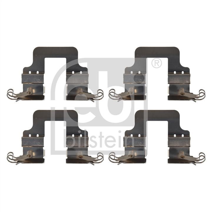 Rear brake pad fitting kit Audi Q5: 181484 febi Brake pad repair kit