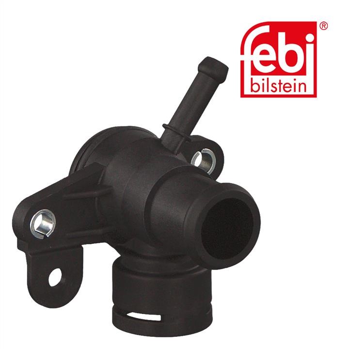 Engine coolant water outlet Audi Q3: 181082 febi Coolant flange