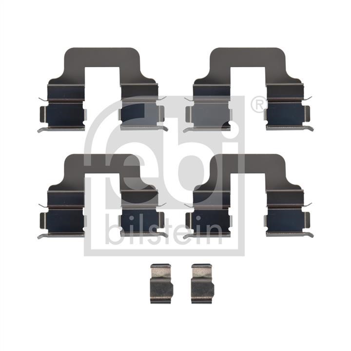 Brake pad accessory kit Mini Cooper: 181500 febi Brake pad repair kit