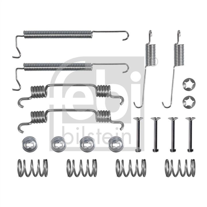 Brake pad fitting accessory Opel Corsa A: 182150 febi Brake pad repair kit