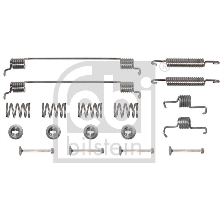 Rear brake pad fitting kit Renault Logan: 182077 febi Brake pad repair kit