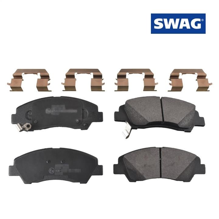SWAG 33 10 7143 Brake Pad Set, disc brake 33107143