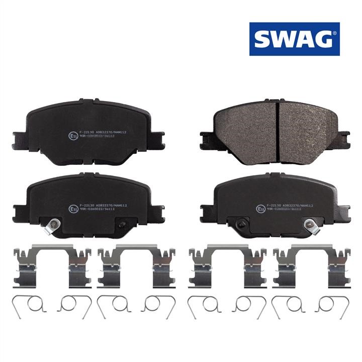 SWAG 33 10 7486 Brake pad set 33107486 33107486 SWAG Brake pad set