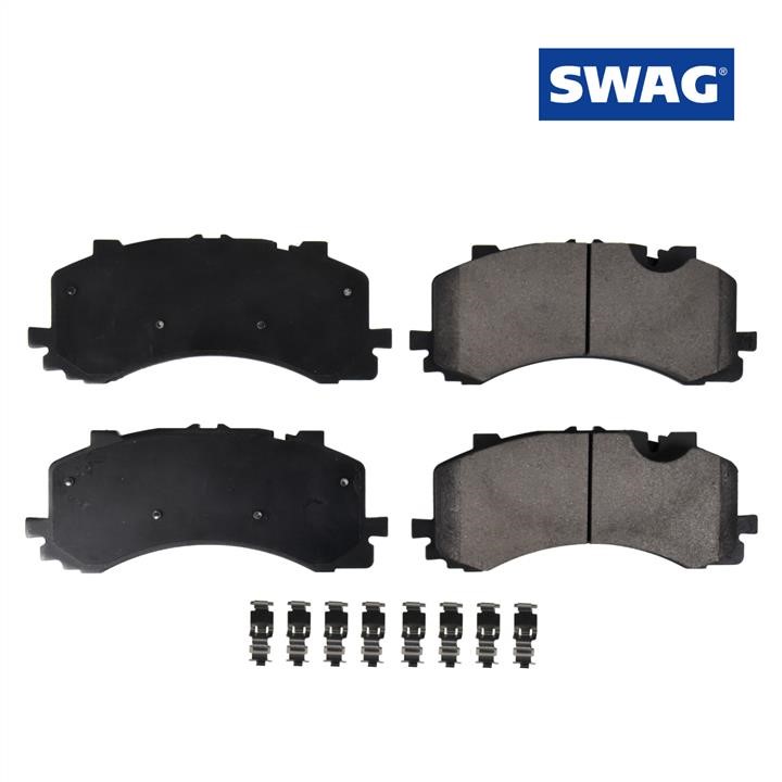 Brake pad Audi Q7: 33107652 SWAG Brake pad set