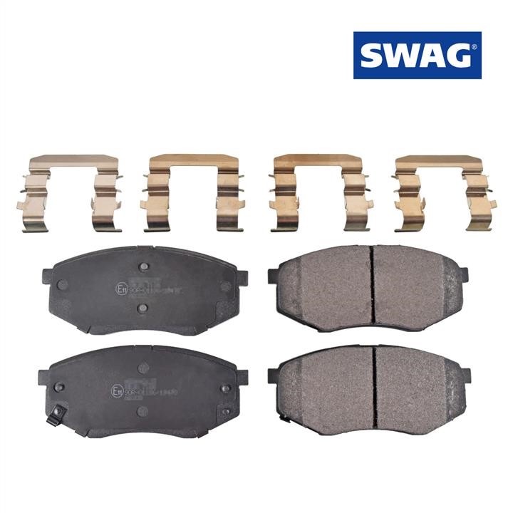 SWAG 33 10 6384 Brake Pad Set, disc brake 33106384