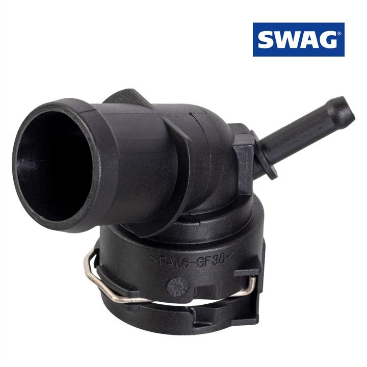 Engine coolant water outlet Cupra Leon: 33107887 SWAG Coolant flange