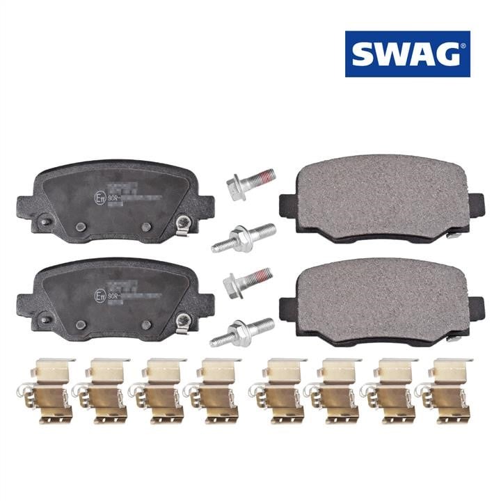 SWAG 33 10 6412 Brake Pad Set, disc brake 33106412
