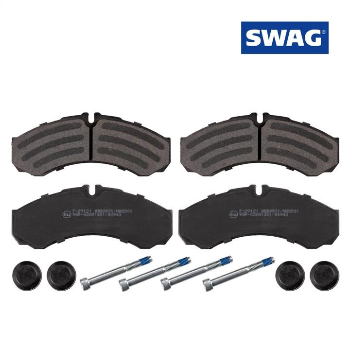 SWAG 33 10 7492 Brake pad set 33107492 33107492 SWAG Brake pad set