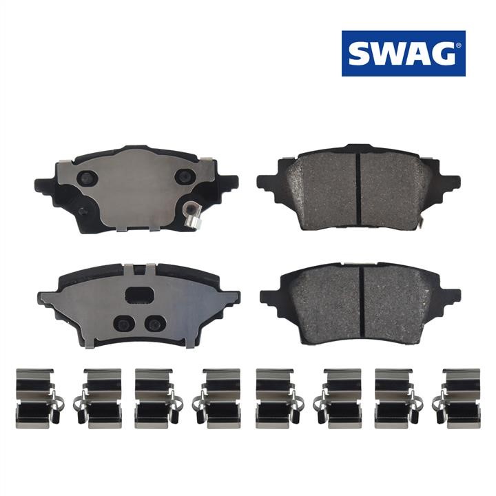 SWAG 33 10 6652 Brake Pad Set, disc brake 33106652