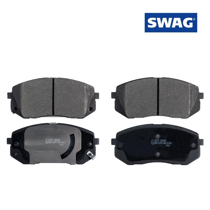 SWAG 33 10 7617 Brake pad set 33107617 33107617 SWAG Brake pad set