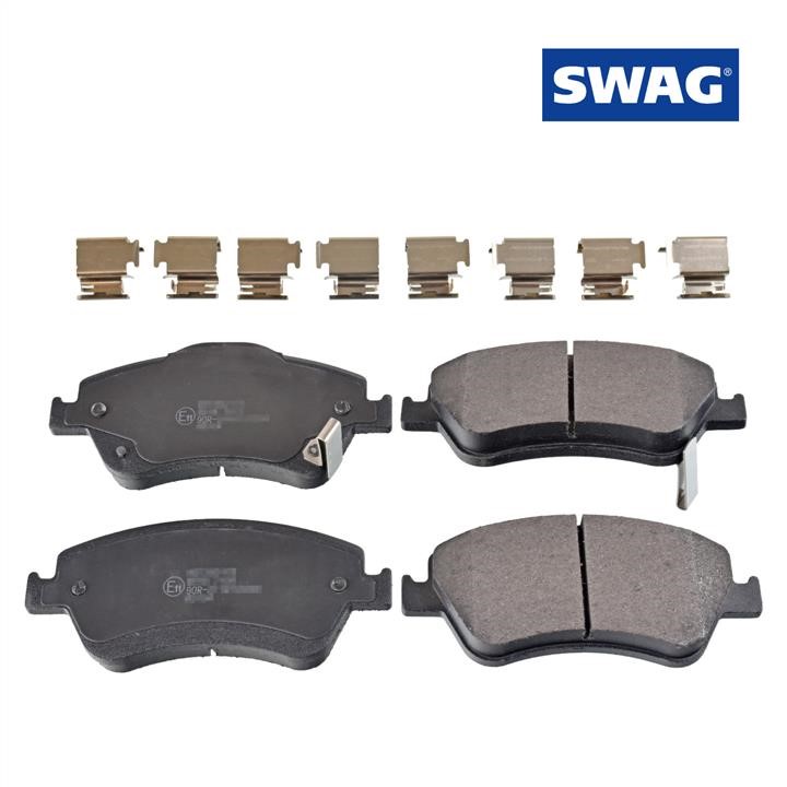 Brake pad kit Toyota Auris: 33106463 SWAG Brake pad set