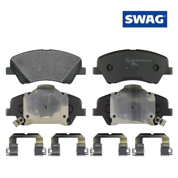 SWAG 33 10 6501 Brake Pad Set, disc brake 33106501