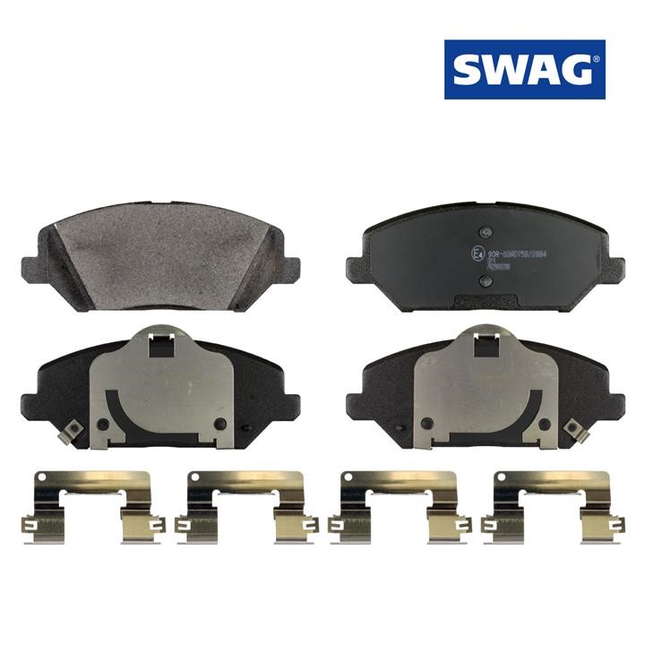 SWAG 33 10 7187 Brake Pad Set, disc brake 33107187
