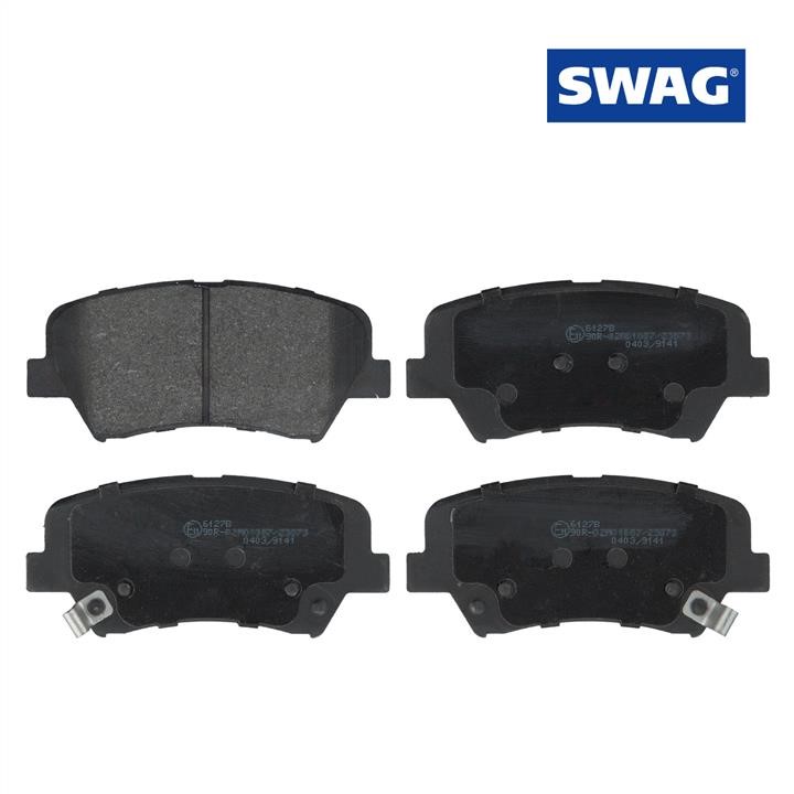 Brake pad kit KIA Quoris (Kia Quoris): 33107626 SWAG Brake pad set