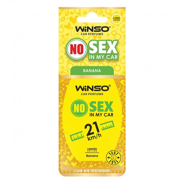Winso 535890 NO Sex in My Car air freshener, cellulose fragrance, BANANA 535890