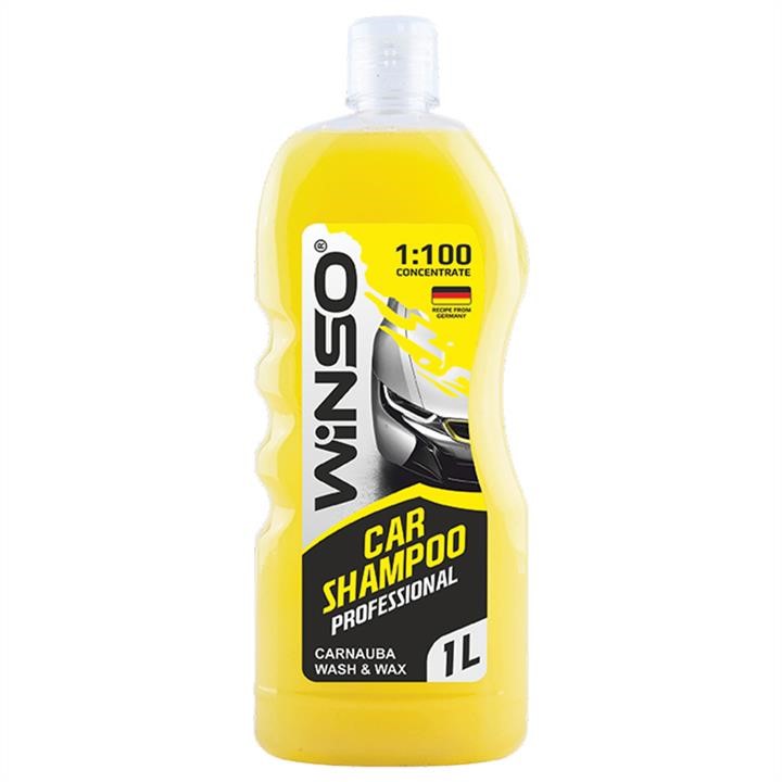 Winso 810900 Car Shampoo Concentrate Car Shampoo Carnauba Wash&Wax, 1 liter 810900