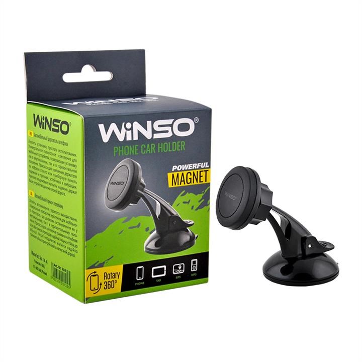 Winso 201250 Car phone holder, magnetic with rubber suction cup for fixing 201250