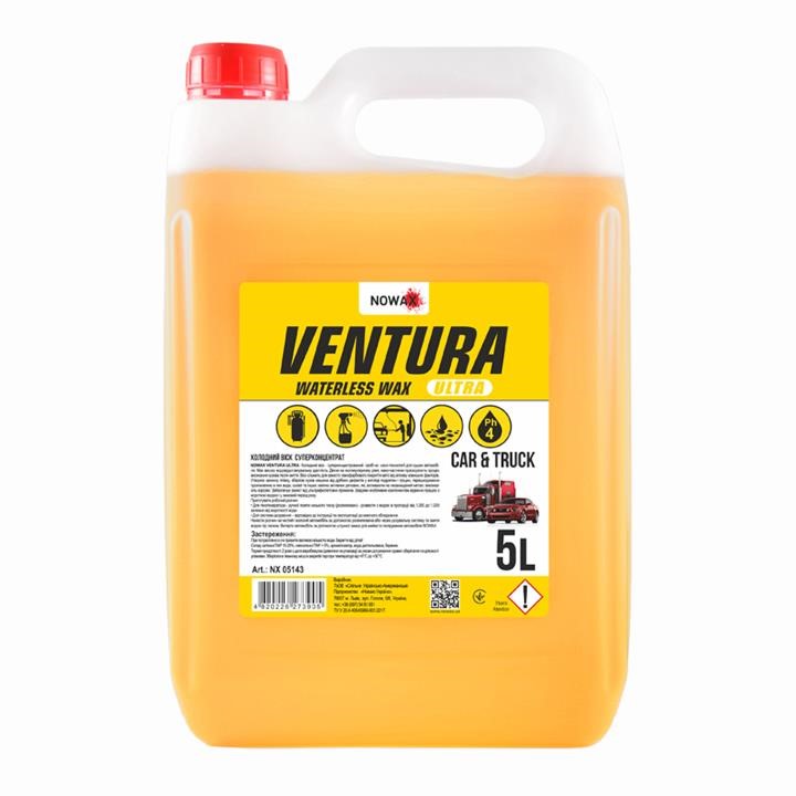 Nowax NX05143 Nowax Ventura Ultra Waterless Wax super concentrate, 5L NX05143
