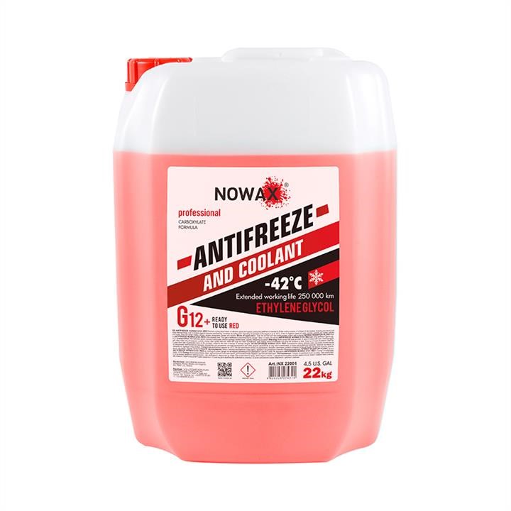 Nowax NX22001 Nowax Antifreezee G12+ 22kg Red ready-mixed solution NX22001