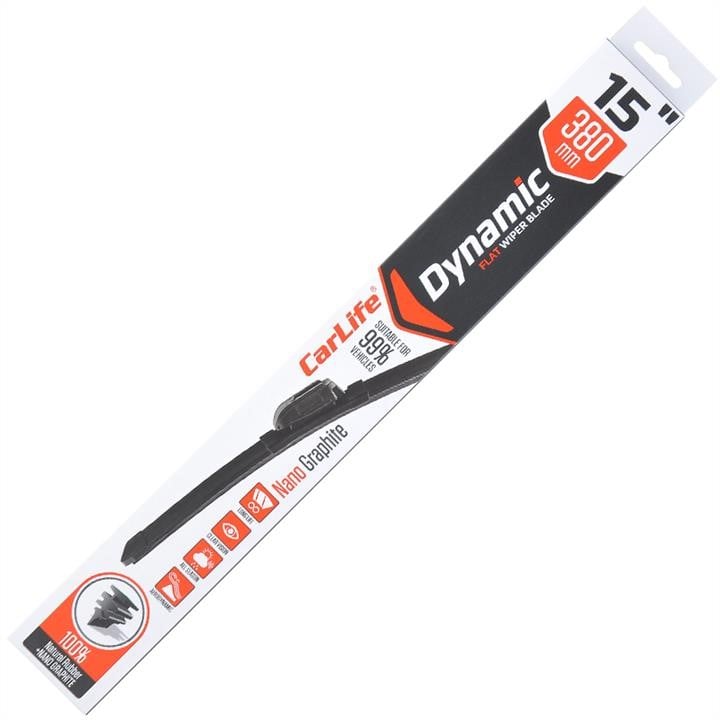 CarLife D38 Wiper blade frameless DYNAMIC 380 mm (15") D38