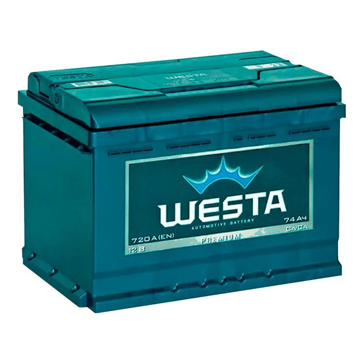 Westa WPR7400L3 Battery WESTA 6CT-74 12V 74Ah 720(EN) R+ WPR7400L3