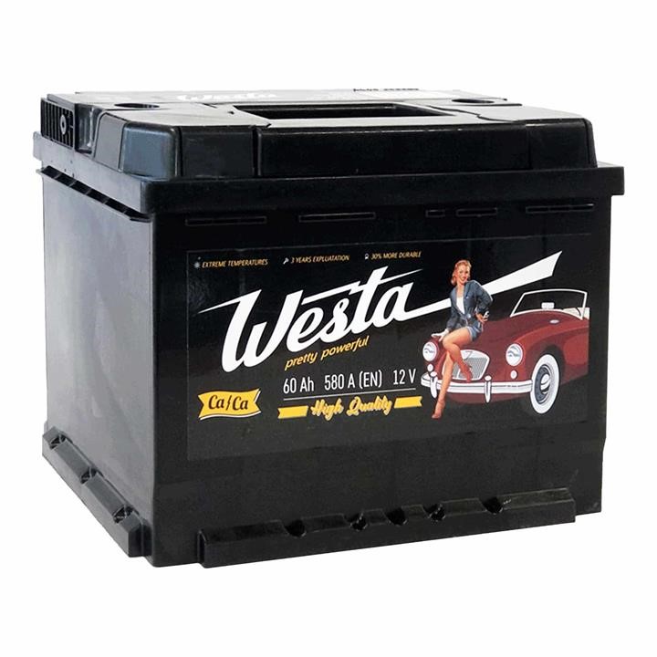 Westa WST6001LB2 Battery WESTA 6CT-60 Standart 12V 60Ah 580(EN) L+ WST6001LB2