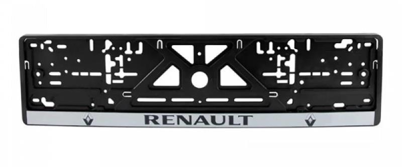 Winso 18.2 Frame for number plate, Renault (White) 182